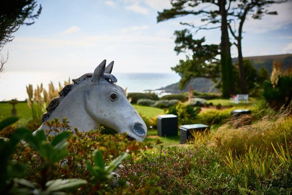 Talland Bay Hotel garden view