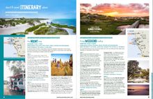 Australia's Coral Coast example of itineraries layout