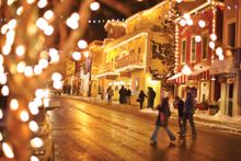 Main St winter scene, Park City