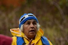 Photo of elder Florence James by Greg Shea / Maple Leaf Adventures