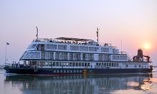 International Expeditions' guests cruise aboard the Mahabaahu.