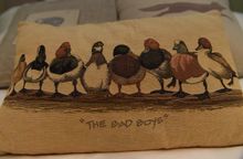 Sett Cottage - bad boys cushion