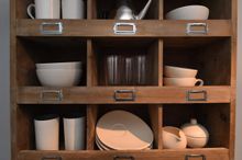 Sett Cottage - storage as a decorative feature
