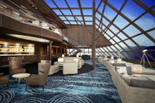 Norwegian Bliss will feature two expansive observation lounges, perfect for gazing at Alaska's awe-inspiring glaciers or taking in a beautiful Caribbean sunset