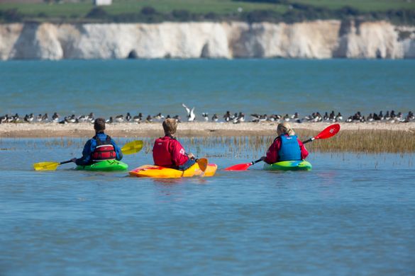 Canoeing off Ramsgate