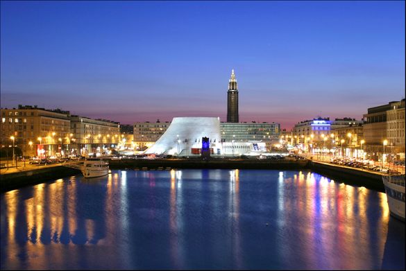 Bassin du Commerce in Le Havre