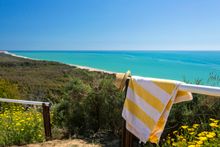 The view from Sea Gate villa