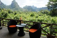 Anurak Lodge, Khao Sok, view from bar