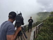 Robbo at a lookout at Doi Inthanon National Park
