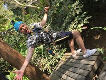 Robbo's ziplining adventure