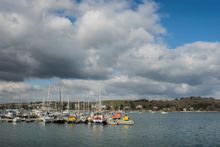 The view from The Chainlocker in Falmouth