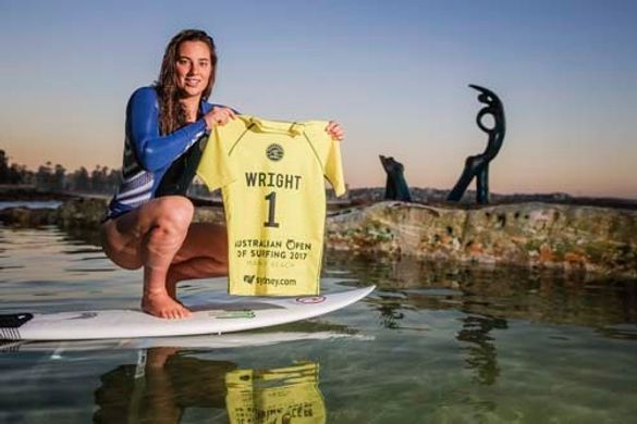 Tyler Wright Australian Open of Surfing 2017 ambassador