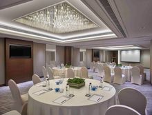 Event Room with Half Moon Setup