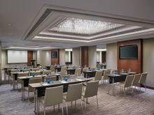 Event Room with Classroom Setup