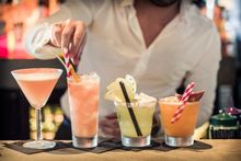 Cocktails at Stingray Lounge