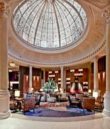 Dome in daylight at Threadneedles Hotel