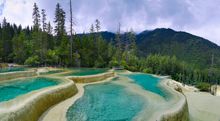 Scenic Jiuzhaigou, China as taken by Ken Duncan