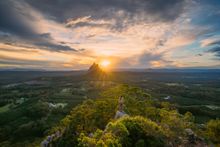 The Glass House Mountains start the Sunshine Coast experience