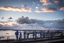 Valentines Day Blind Dates on Sydney Harbour Bridge_Group at summit