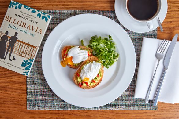 Book and Brunch Sundays at Lowndes Bar & Kitchen - Poached eggs & smashed avocado on toast