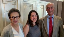 Image L to R: Maria Luisa Gonzalez from Embassy of Mexico, Maria Rivarola from Embassy of Paraguay and Eduardo Acevado-Diaz from Embassy of Argentinean Republic