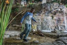 Simulated activities provide outdoor recreation experiences, while exhibits and displays show the natural and cultural resources found in Michigan at the Outdoor Adventure Center.