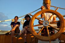 Guests are invited to participate in all aspects of running the ship.