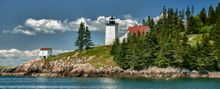 With 65 lighthouses along the Maine Coast, there are frequen lighthouse sightings on a windjammer cruise.