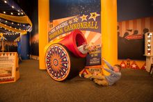 Shoot yourself out of the cannon - perfect fun photo opp to share with the whole family