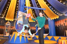 Interactive lyra rings are fun for the whole family at Circus Starring YOU!