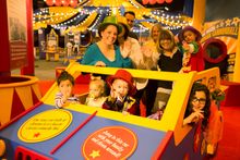 See how many friends and family members you can stuff into the clown car