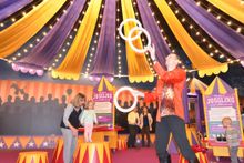 Actors bring the circus to life with their performances in Circus Starring YOU!