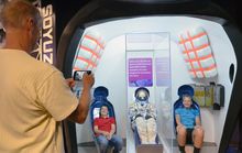 Sit inside a recreation of a Soyuz space craft in Beyond Spaceship Earth for a unique photo opp.