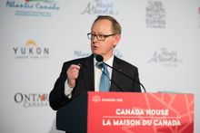 Rupert Peters, Destination Canada, takes the Stage at BACTA Event