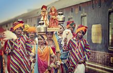 Jaipur welcome on the Deccan Odyssey
