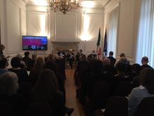 Gathered at the Italian Consulate
