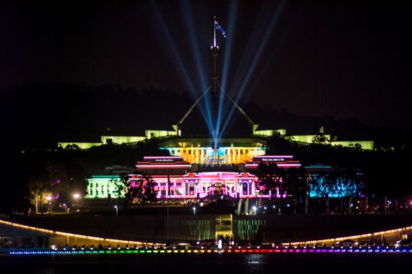 Enlighten 2017 presented by Singapore Airlines will light up Canberra