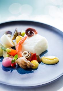 Rech by Alain Ducasse - Wild Cod Aioli (portrait) 