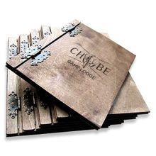 Handmade wooden room folders