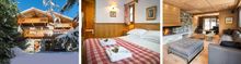 From left: Chalet Phoebe, Chalet L'Ardour, Chalet le Pousse Caillou