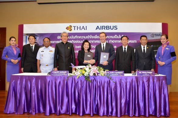 THAI and Airbus MOU signing Mar '17
