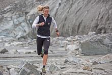 Anne-Marie Flammersfeld beim Trailrunning