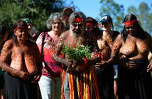 Welcome to Country at Ayers Rock Resort's Tjungu Festival