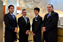 Hilton Sydney's four Les Clef d'Or members_Lance on far right