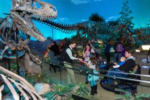 Now you're in their world in Dinosphere at the world's largest children's museum