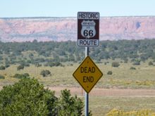 Historic Route 66 New Mexico sign