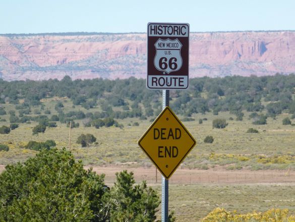 Historic Route 66 New Mexico sign