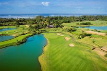 The 18th hole of The Heritage Golf Club, the host of the 2017 AfrAsia Bank Mauritius Open.