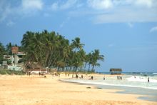 Sandy Sri Lankan beach 