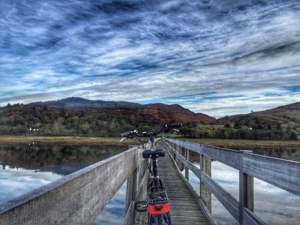 A view of Port Appin from The Carter Company's new Highlands Coast to Coast luxury cycling tour